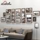 相框客厅挂墙相框创意相簿框套装 大墙面照片墙装 饰免打孔欧式 组合