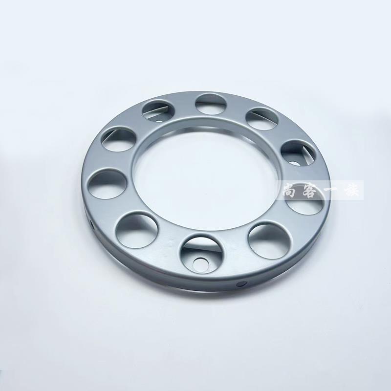 适用解放J6P轮毂罩 JH6车轮罩前轮盖 J7脚踏圈轮胎钢圈罩原厂配件