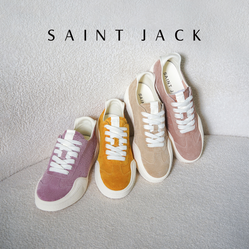 SAINTJACK阿甘鞋真皮复古德训鞋