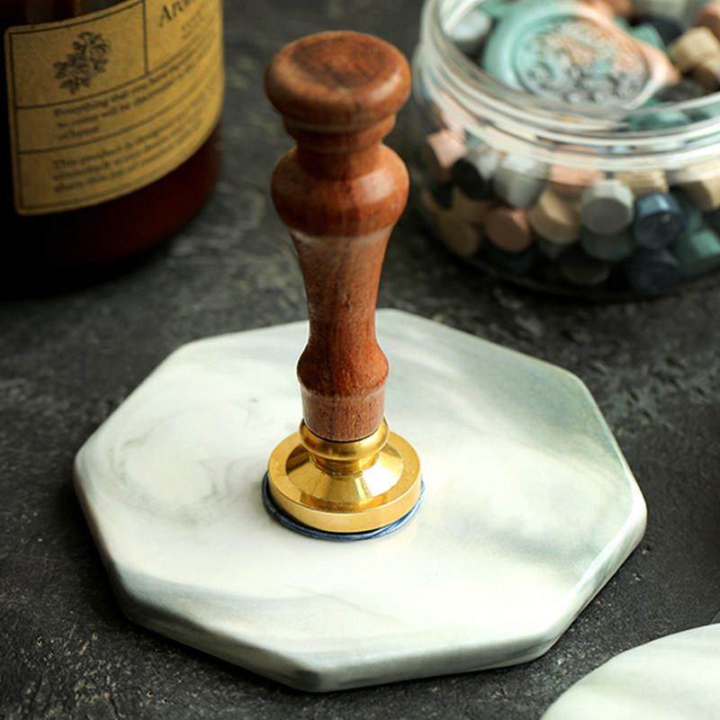 火漆脱模板唯美ins风大理石杯垫子 创意八角形脱模版火漆印章垫板,节庆用品/礼品,文化创意杯垫/餐垫,淘宝优惠券,粉丝福利购,淘宝优惠卷