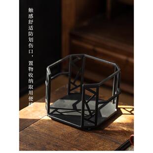 覆古便携式炭炉架风炉铁架可提炉台炉子中式铁艺凉炉架碳炉隔热底