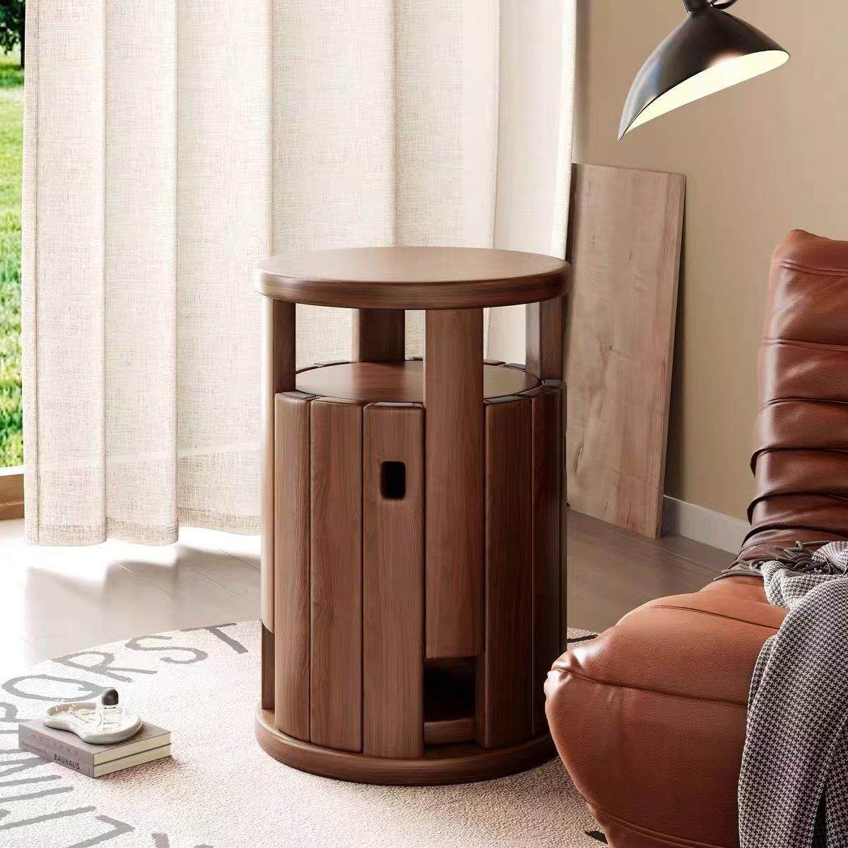 叠叠乐凳子可叠放凳子圆凳实木家用茶几客厅收纳可移动边几餐桌凳,住宅家具,组合凳,淘宝优惠券,粉丝福利购,淘宝优惠卷