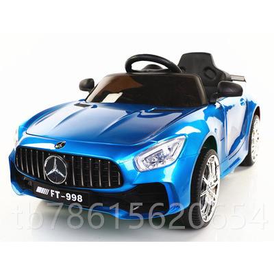 高档RS奔驰儿童电动汽四轮双遥控车宝宝小孩可坐人具摇摆玩车1-驱