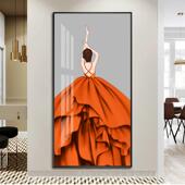 高档入户玄饰关墙装 画现代简约欧风高北端厅挂画客走廊过道壁画免