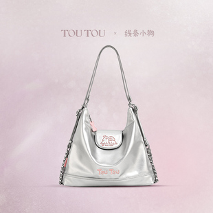 TOUTOU线条小狗正版 联名托特包单肩腋下包双肩包送女孩子生日礼物