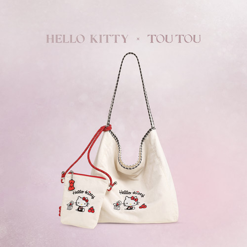 六一儿童节礼物TOUTOUhellokitty三丽鸥联名夏天帆布托特包子母包