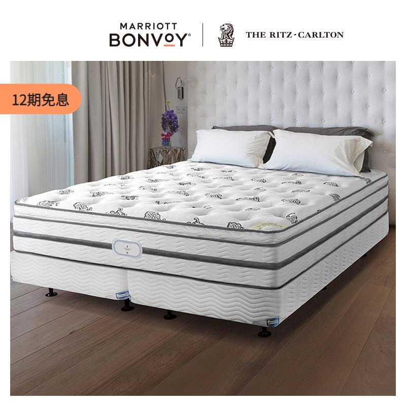 丽思卡尔顿酒店 家用弹簧床大床 席梦思定制 双人床床垫床架1.8米