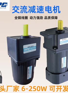 DPG东邦微型齿轮减速电机6-250W单相交流220V定速小马达2/3/4/5IK