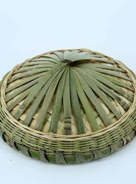 纯手工柴火鸡双层竹子锅盖竹编制品蒸盖甑盖缸盖子特惠包邮竹篾