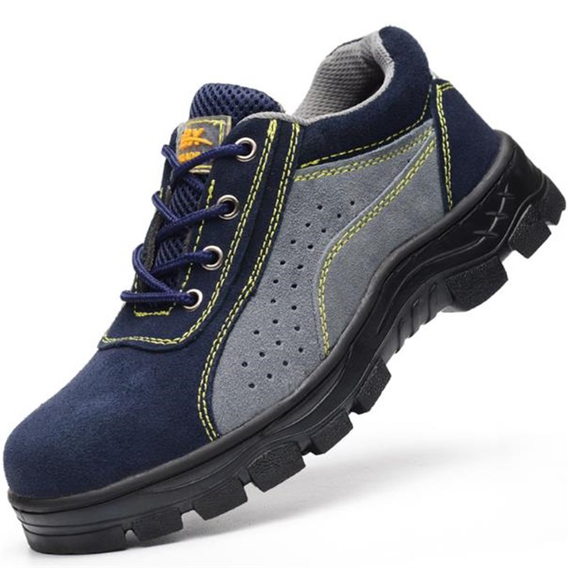 网孔透气劳保鞋男夏季钢包头防砸防刺工作鞋防滑耐磨安全电焊工鞋