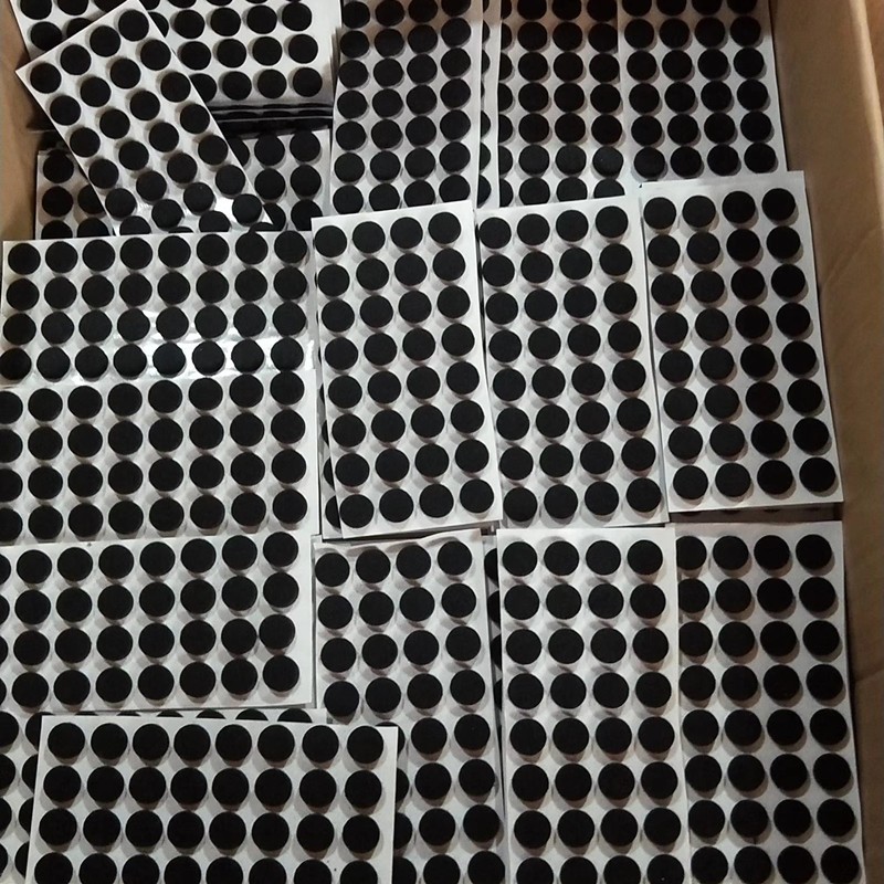 定制自粘毛毡桌椅垫片红木家具沙发凳子茶几脚垫保护套防滑静音贴