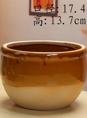 小缸陶瓷家用老式小水缸家用小型厨房储水罐腌菜缸小坛子咸菜缸