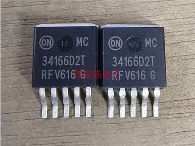 进口 MC34166D2T 电源开关稳压器 贴片 TO-263