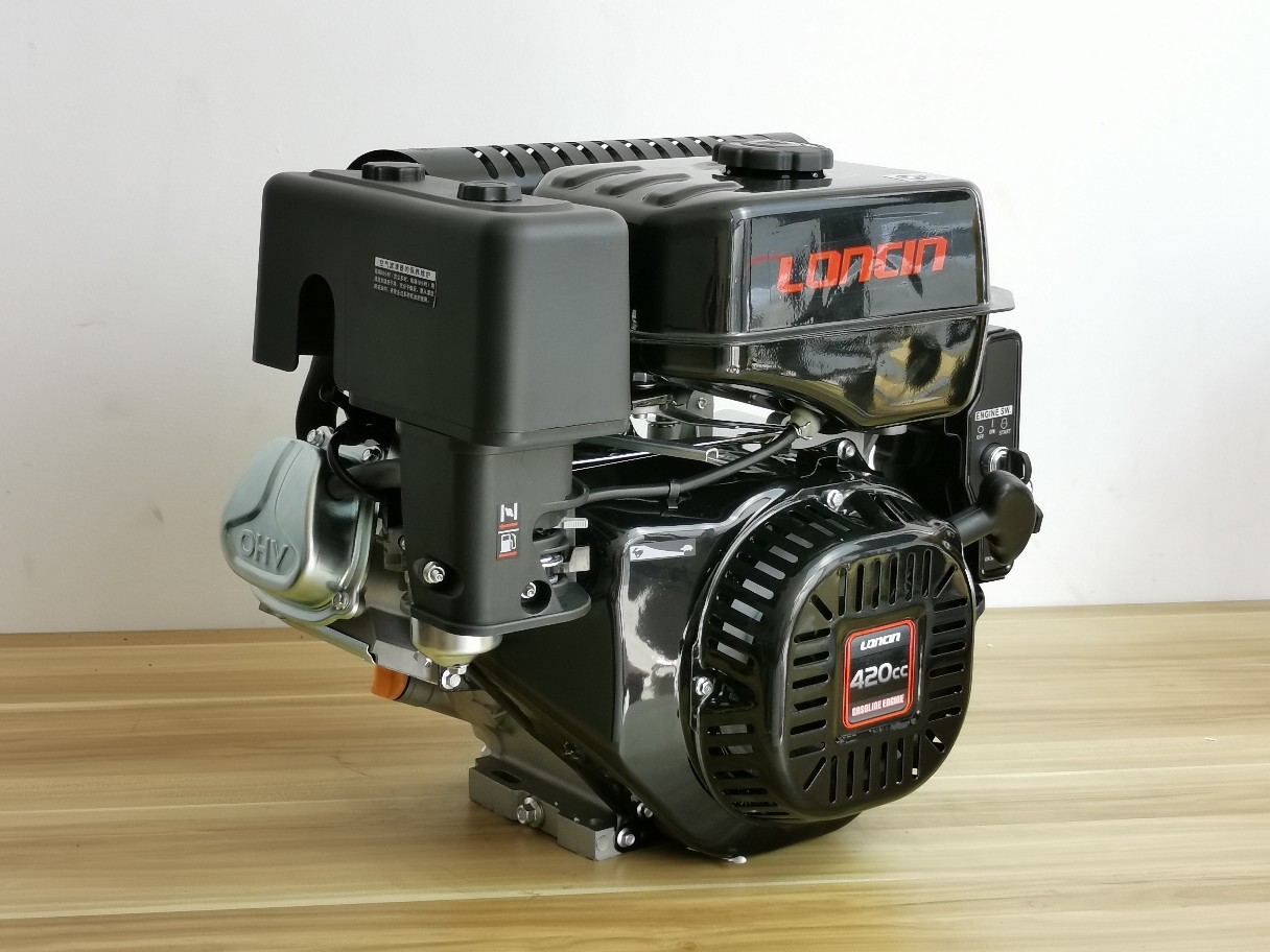 重庆隆鑫单缸风冷汽油发动机LC190FD420CC 15马力电启动