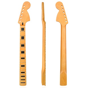 微黄哑光 桃木管 22品 Strat 牛骨枕 ST大头枫木琴柄指板琴颈