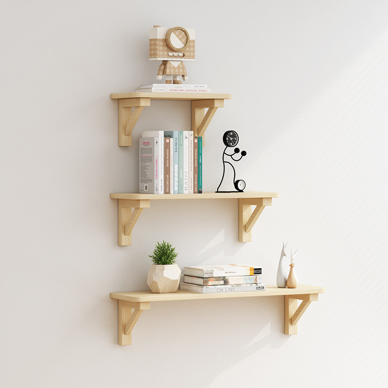实木一字隔板墙上置物架壁挂餐厅搁板背景墙装饰架挂墙原木收纳架,住宅家具,搁板/置物架/家用陈列架,淘宝优惠券,粉丝福利购,淘宝优惠卷