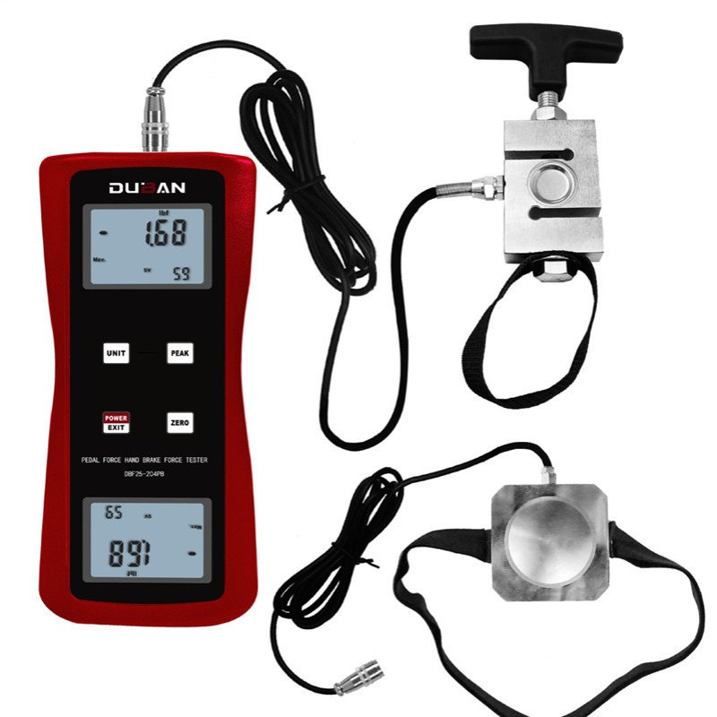 踏板力手刹力测试仪DBF25-204PB各种机动车制动踏板力值测试仪器