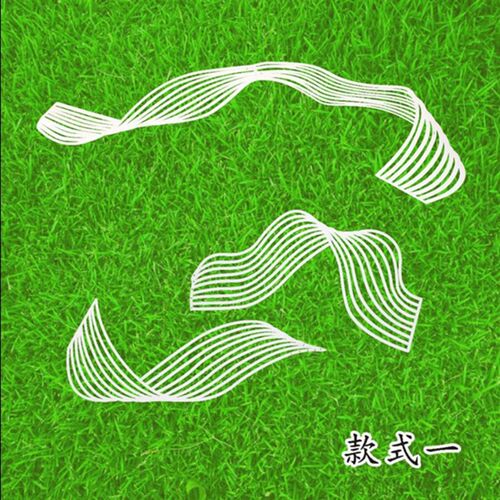 新款PVC雕花钢管铁艺婚庆背景道具舞台装饰挂件曲线飘带线条欧式