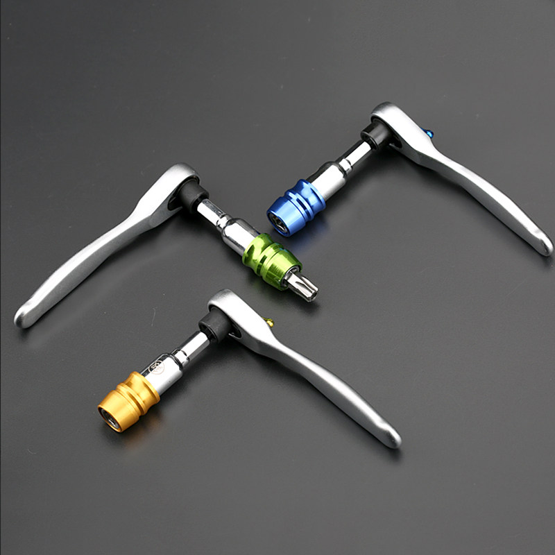 福冈多功能弯头起子直角拐弯超短随身小型快速安装棘轮螺丝刀套装