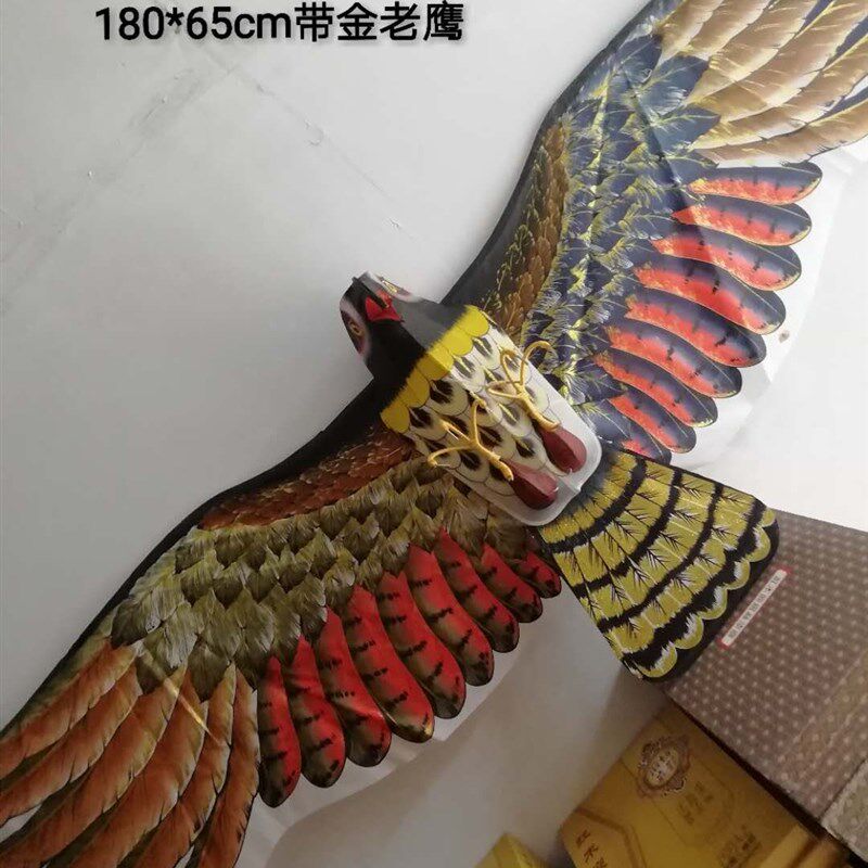 包邮潍坊传统老鹰放飞风筝竹子骨架中国风装饰高档礼盒工艺品礼品