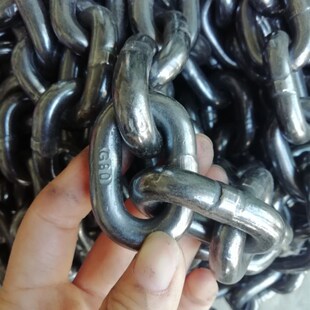 双头环铁板吊具锰钢吊链起重链条吊索具行车吊装铁链单腿起重索具