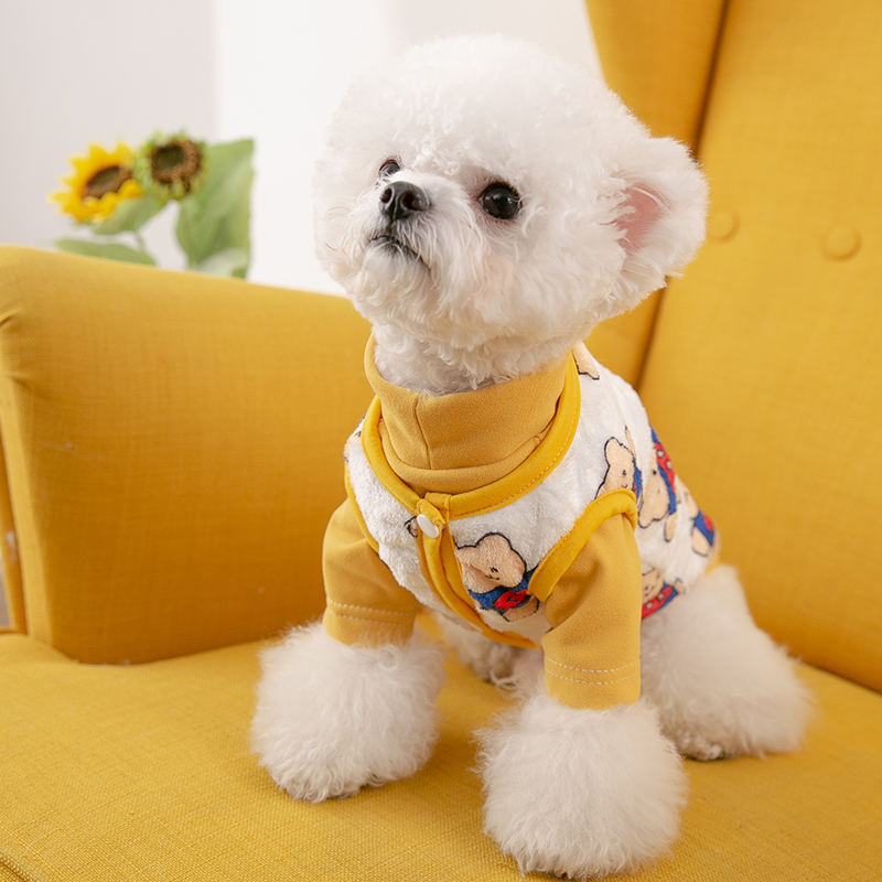 2021新款狗狗打底衫秋冬装衣服泰迪小型幼犬宠物冬季比熊博美冬天
