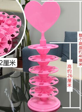 5层40孔插棒棒糖展示架风车架糖画架子大号孔架生日摆台棒糖架