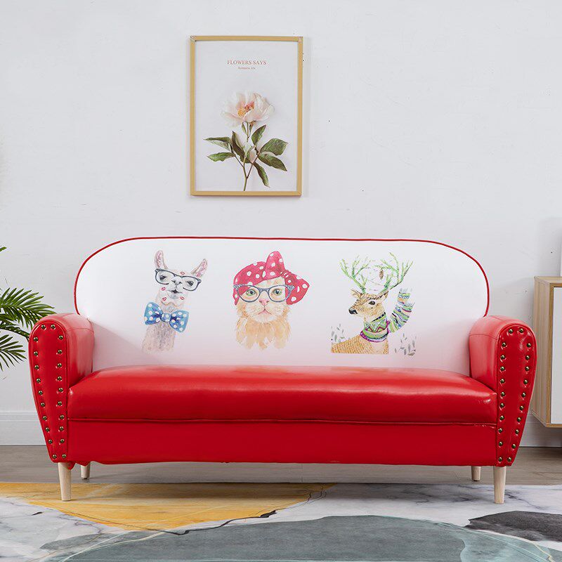 休闲书吧桌椅组合简约奶茶店甜品店办公休息区卡座双人位公寓沙发