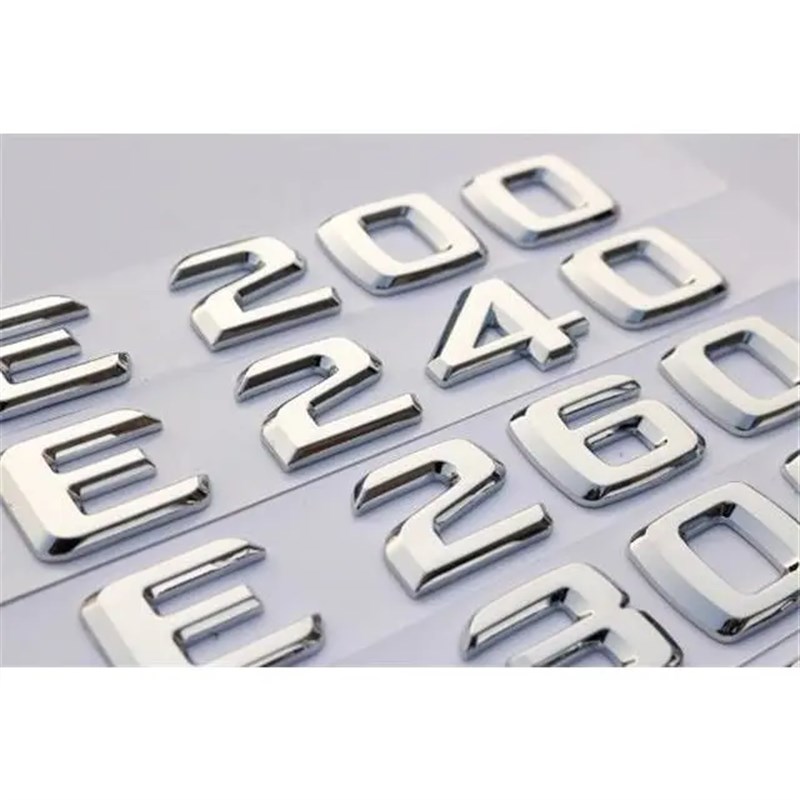 奔驰老款E级E200L E260L E300L E350 E500改装车标字标后尾标车贴