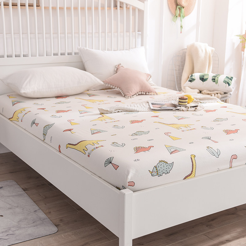 定做尺寸全棉床笠席梦思防滑保护套榻榻米1.82.4纯棉床罩棕垫单件,床上用品,床笠,淘宝优惠券,粉丝福利购,淘宝优惠卷