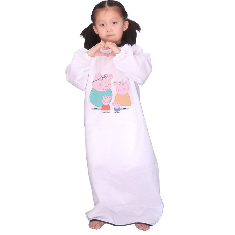 专业儿童理发店围布防静电不粘发面料发廊剪头发衣服小孩剃头罩衣