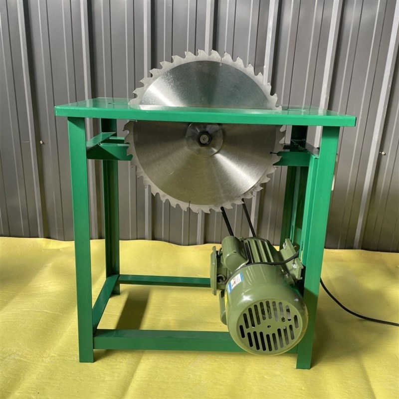 台锯小型两项电机电动圆盘锯切割推锯柴家用台剧木工工作台锯木