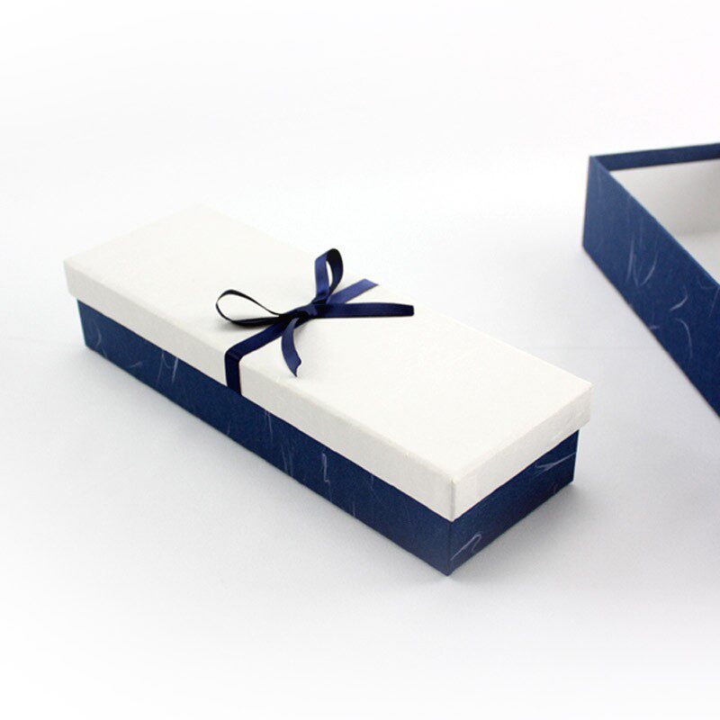 加长礼品盒大号生日鲜花礼盒 枪炮玫瑰花包装盒 灰色长方形鲜花盒