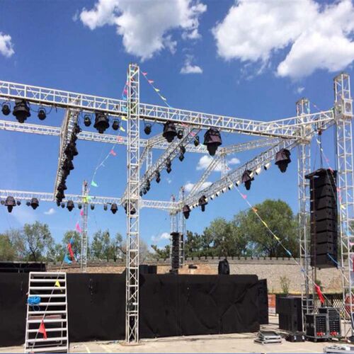 铝合金桁架舞台灯光架truss架龙门架婚庆背景架20小桁架300大铝架