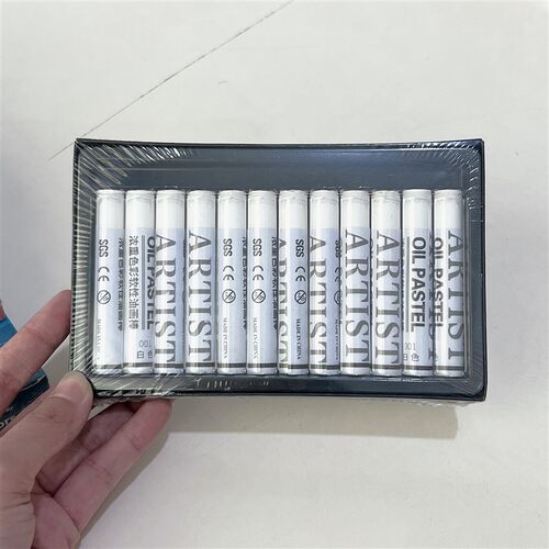 安美鲸重彩油画棒软性初学者基础色学生美术画画工具油画笔重彩棒