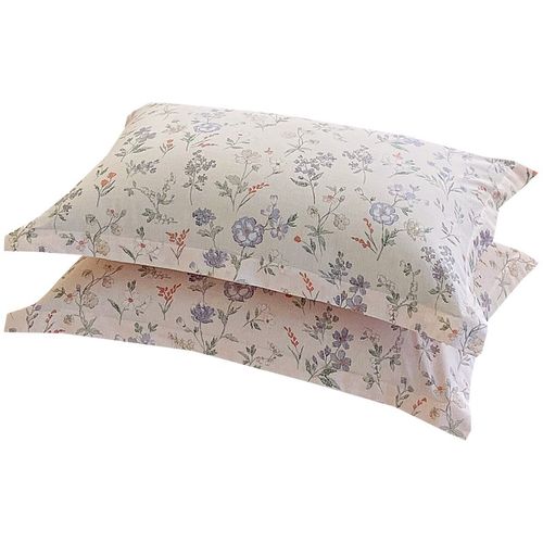 纯棉全棉斜纹枕头套子4874cm学生卡通儿童小清新单人一对装宿舍