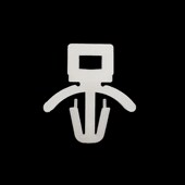 8扎带固定座基板线夹插销式 CCM 线扣飞机头固定座卡线扣