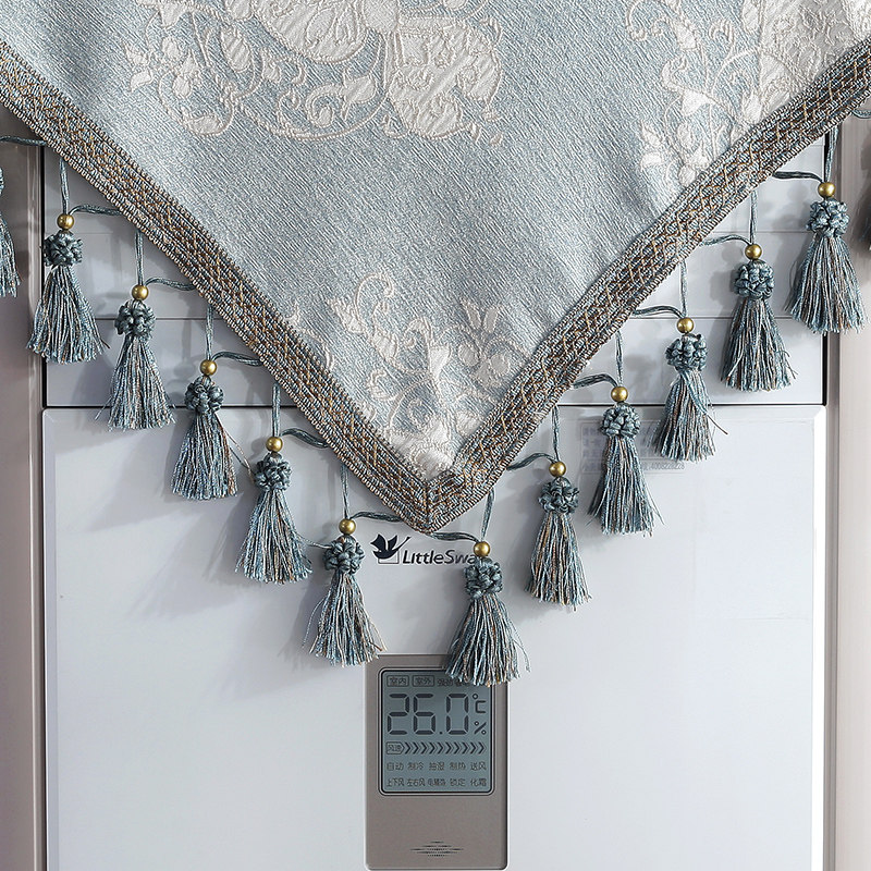 欧式空调罩柜机方形通用防尘盖布清洗简约立式空调装饰吹客厅家用