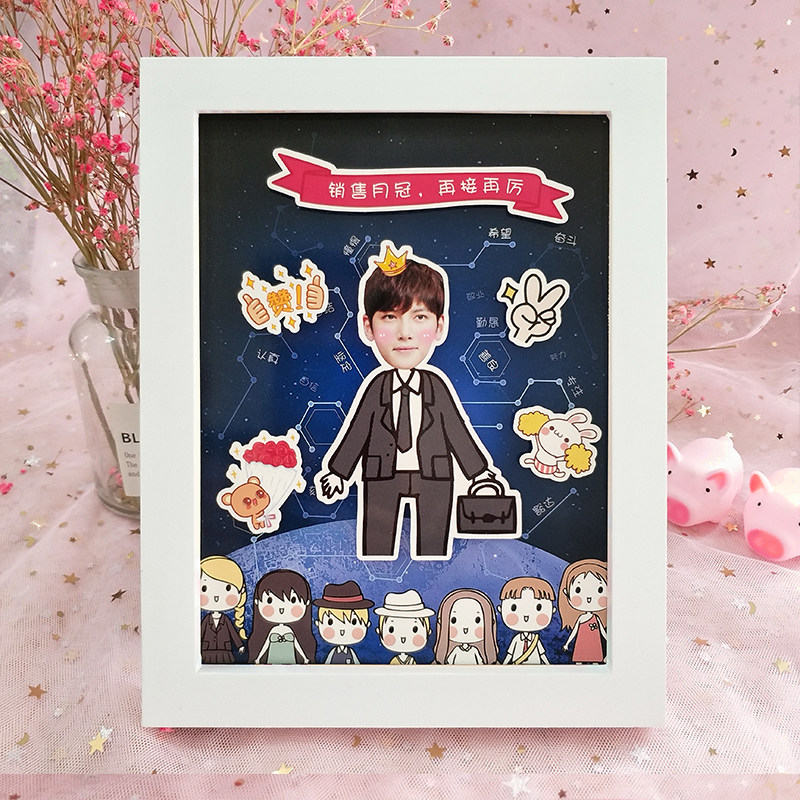 母亲节创意礼物 公司员工纪念礼品 可图片定制礼盒
