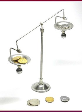 创意简约平衡力天平摆件 金属公平称摆设桌面装饰品 趣味减压礼物
