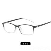 高档成品近0视眼镜1600 0度轻男女通用平光镜防辐射超潮全框方形