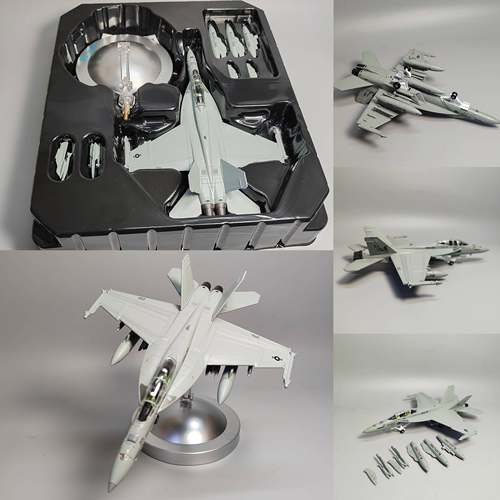 高档1100F18:大黄蜂战狮斗机模型合金仿真壮志念凌云黑中队军事纪
