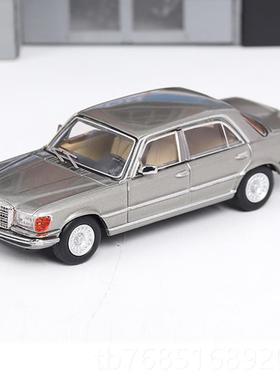 高档a奔驰4506SEL W116 Mxwell及物 1:车4 奔驰S级五代仿真合金汽