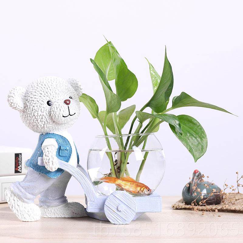 高档创意绿花萝玻花瓶水培植物璃花盆透明鲜花插器皿容水养绿植器,鲜花速递/花卉仿真/绿植园艺,花瓶,淘宝优惠券,粉丝福利购,淘宝优惠卷