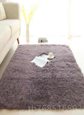 高档北欧isn地卧毯满室铺床边客厅地垫大直播间网红白色定制简约