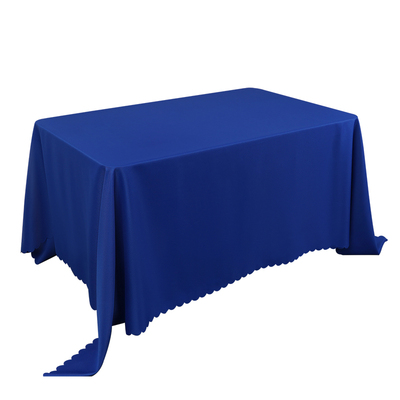 会议桌桌布定制尺寸印logo长方形布艺方桌子地推台布白色方形盖布