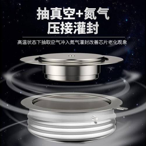 晶闸管软启动KP凸型平板中频炉大功率可控硅500A/800/1000A/1600A