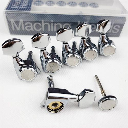 韩产 银色 电吉他民谣木吉他锁弦琴钮弦钮琴弦钮琴头钮卷弦器弦准