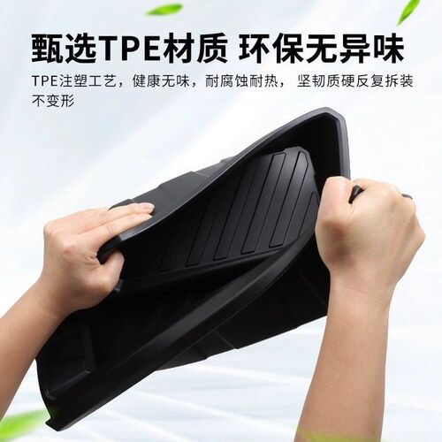 适用于24款零跑C10前排座椅下储物盒内饰车载储物盒收纳格抽屉盒