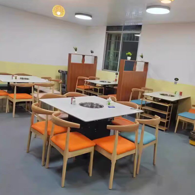 实木餐椅白胚白茬酒店餐厅咖啡馆火锅店会议室民宿洽谈椅子图书馆